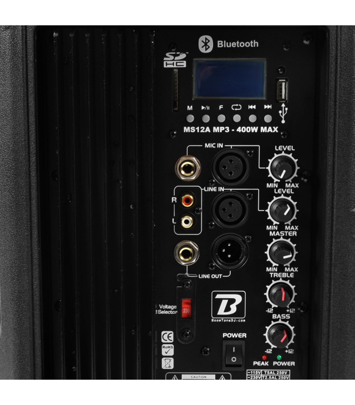 BoomTone DJ MS12A MP3