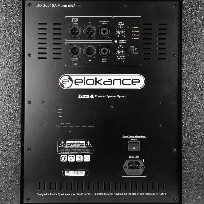 ELOKANCE ELO SUB15A Mono MK2