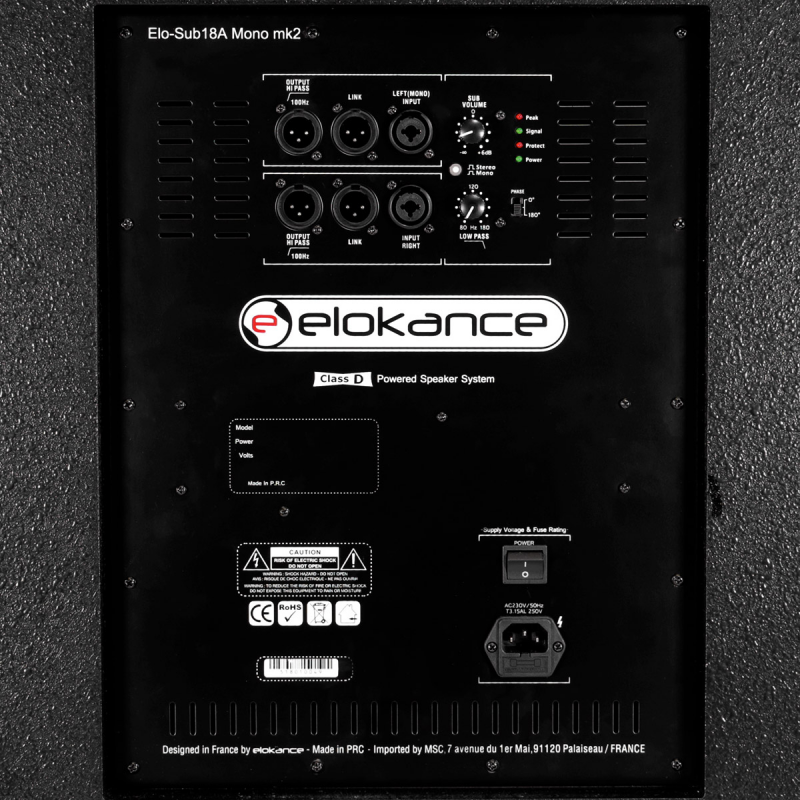 ELOKANCE ELO SUB18A Mono MK2