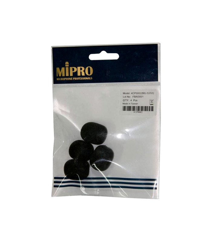 MIPRO 4CP0002 Lot de 4 Bonnettes pour Micro MU 53 HN