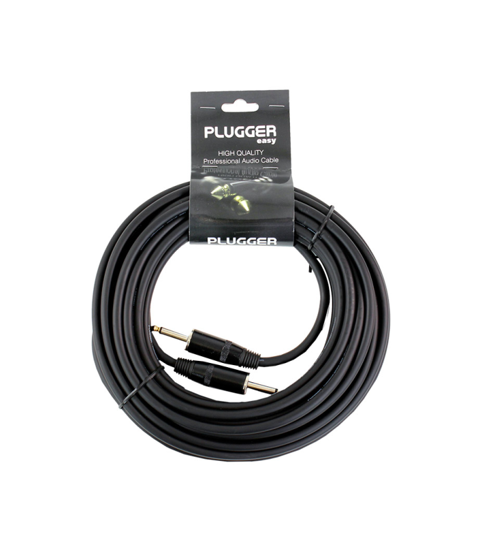 PLUGGER Câble Jack Mâle 6.35mm - Jack Mâle 6.35mm 10 mètres Easy