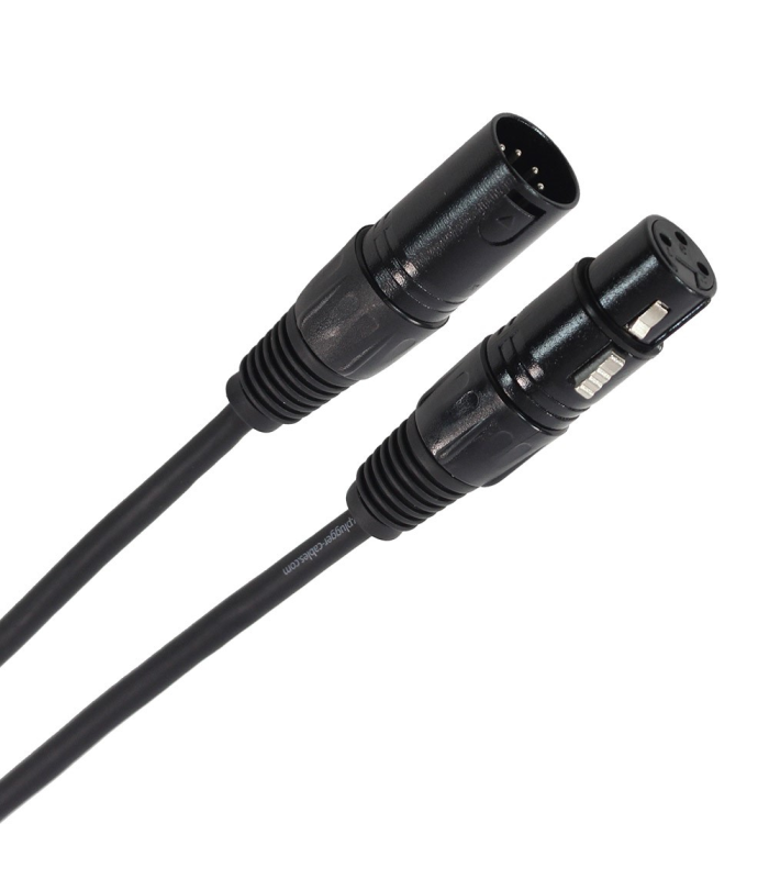 PLUGGER Câble DMX XLR Femelle 3b - XLR Mâle 5b 0m30 Easy