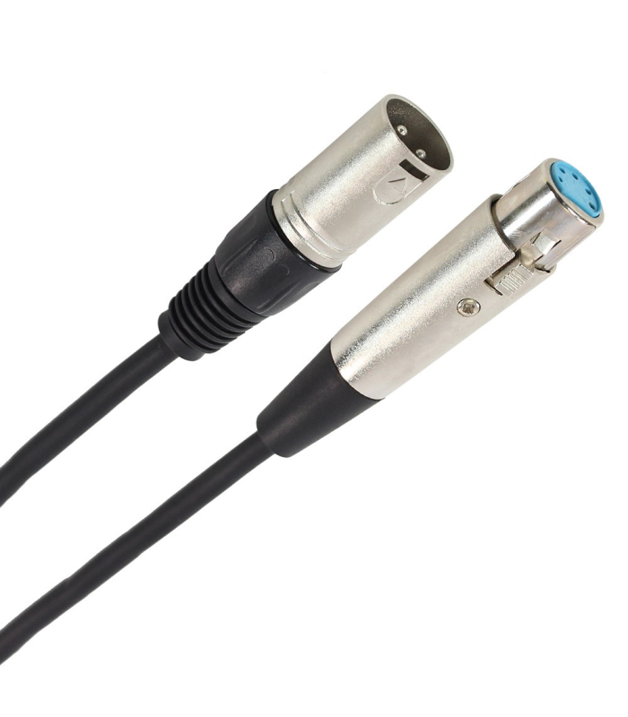 PLUGGER Câble DMX XLR Femelle 5b - XLR Mâle 3b 0m30 Easy