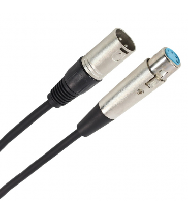 PLUGGER Câble DMX XLR Femelle 5b - XLR Mâle 3b 0m30 Easy