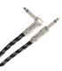 PLUGGER Câble Tweed Jack Mâle Mono - Jack Mâle Mono Coudé 6m Easy