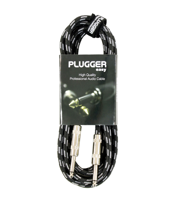 PLUGGER Câble Tweed Jack Mâle Mono - Jack Mâle Mono 3m Easy
