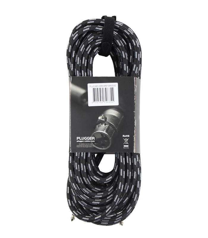 PLUGGER Câble Tweed Jack Mâle Mono - Jack Mâle Mono 10m Easy
