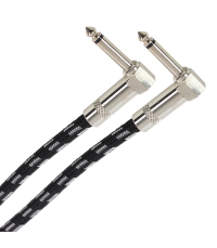 PLUGGER Câble Tweed Jack Mâle Mono Coudé - Jack Mâle Mono Coudé 0.15m Easy