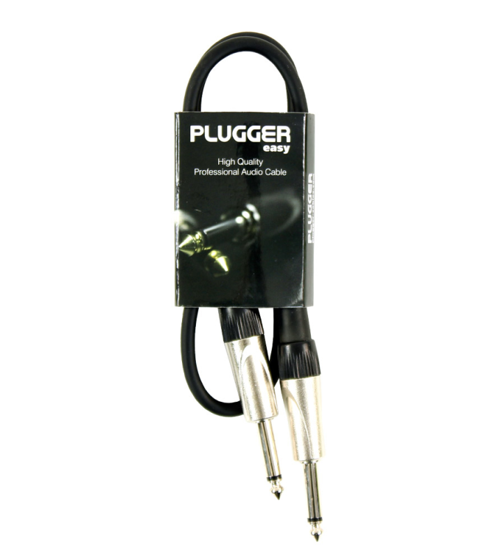 PLUGGER Câble Jack Mâle Mono - Jack Mâle Mono 0.60m Easy