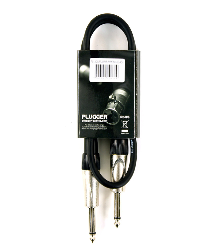 PLUGGER Câble Jack Mâle Mono - Jack Mâle Mono 0.60m Easy