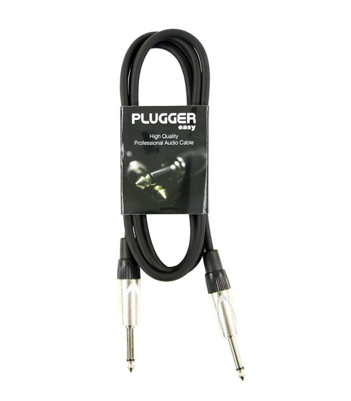 PLUGGER Câble Jack Mâle Mono - Jack Mâle Mono 1.50m Easy