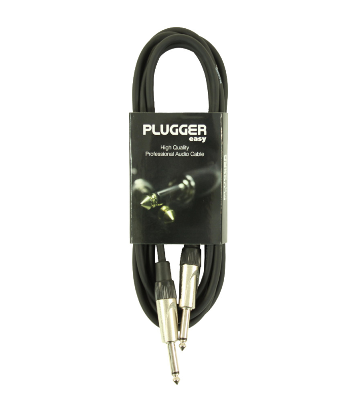 PLUGGER Câble Jack Mâle Mono - Jack Mâle Mono 3m Easy