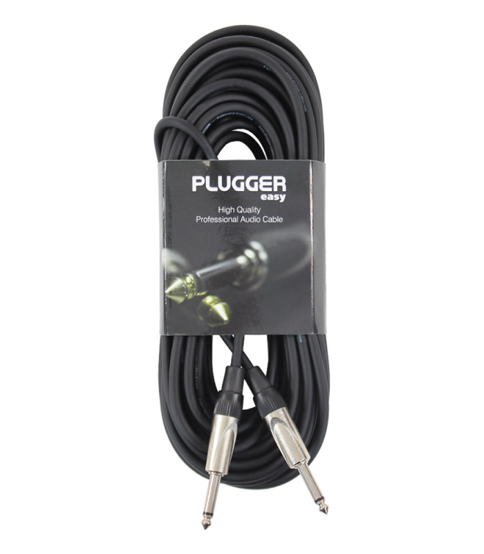 PLUGGER Câble Jack Mâle Mono - Jack Mâle Mono 15m Easy