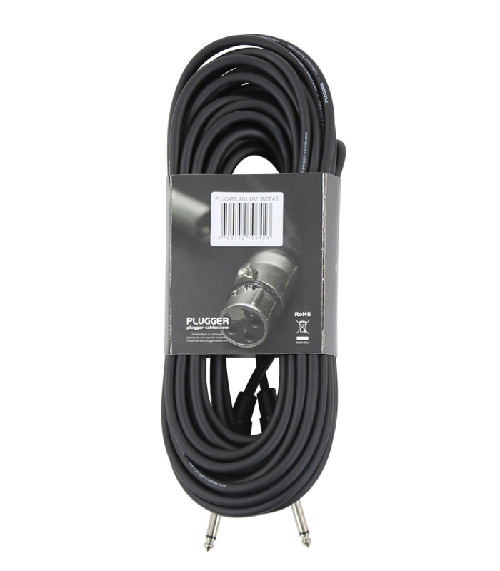 PLUGGER Câble Jack Mâle Mono - Jack Mâle Mono 15m Easy