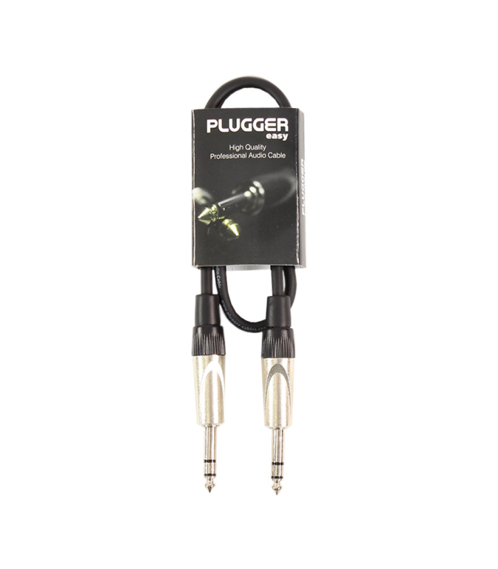 PLUGGER Câble Jack Mâle Stéréo - Jack Mâle Stéréo 0.60m Easy