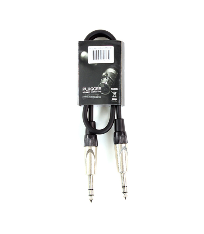 PLUGGER Câble Jack Mâle Stéréo - Jack Mâle Stéréo 0.60m Easy