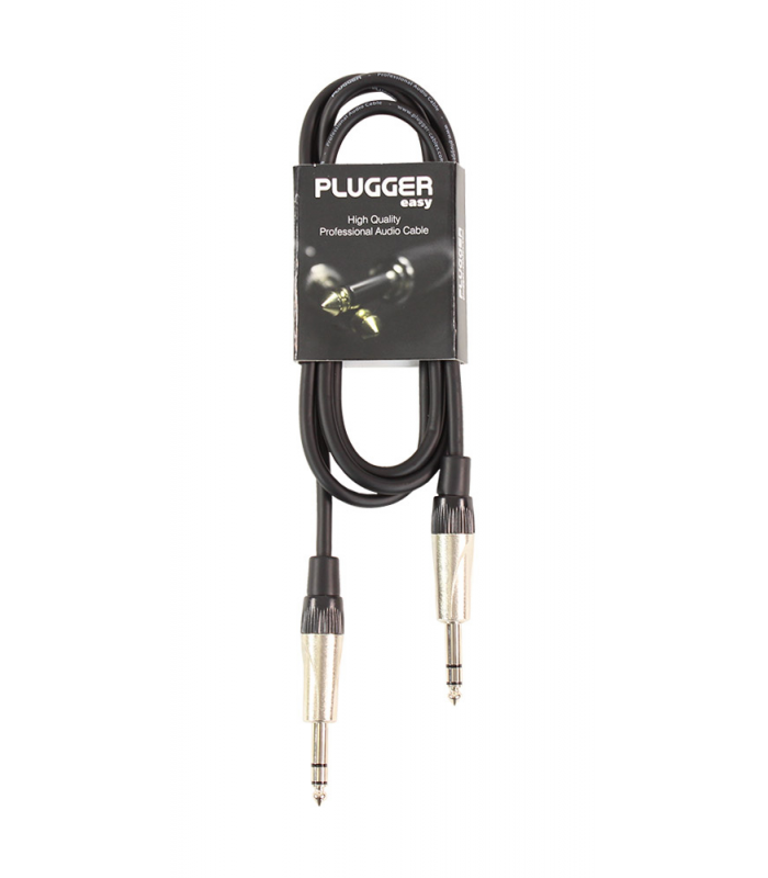 PLUGGER Câble Jack Mâle Stéréo - Jack Mâle Stéréo 1.50m Easy