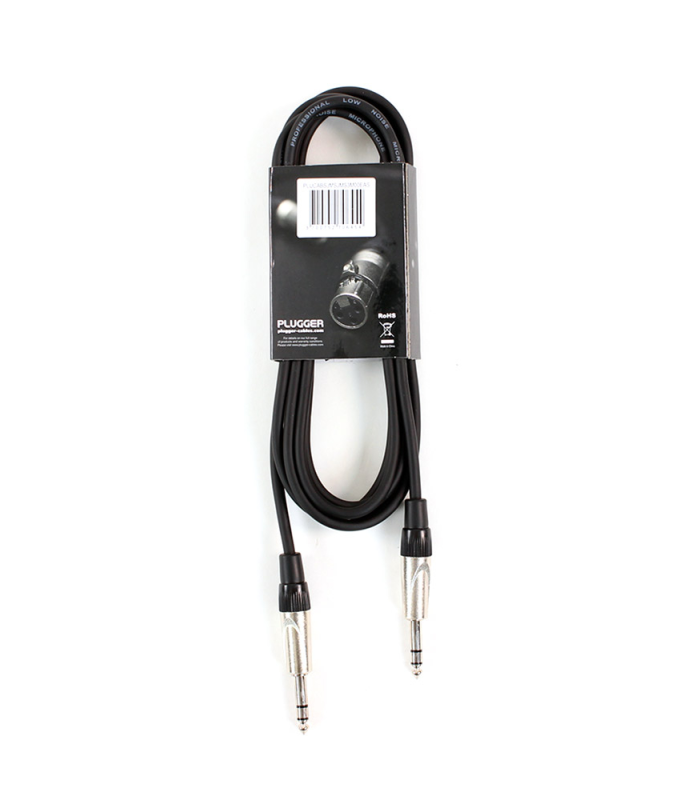 PLUGGER Câble Jack Mâle Stéréo - Jack Mâle Stéréo 3m Easy