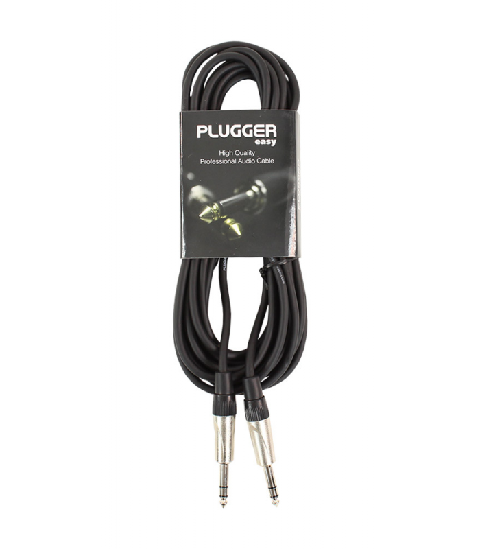PLUGGER Câble Jack Mâle Stéréo - Jack Mâle Stéréo 6m Easy