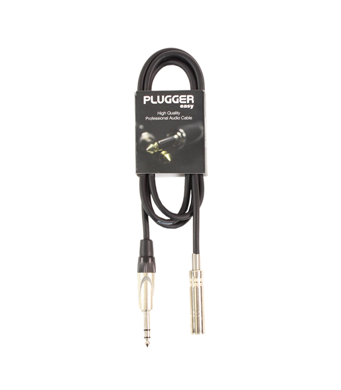 PLUGGER Câble Jack Femelle Stéréo - Jack Mâle Stéréo 1.50m Easy