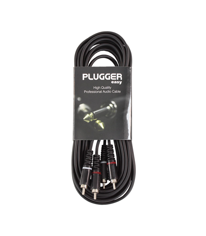 PLUGGER Câble Bretelle RCA Mâle - RCA Mâle 6m Easy