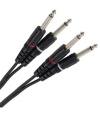 PLUGGER Câble Bretelle Jack Mâle Mono - Jack Mâle Mono 0.60m Easy