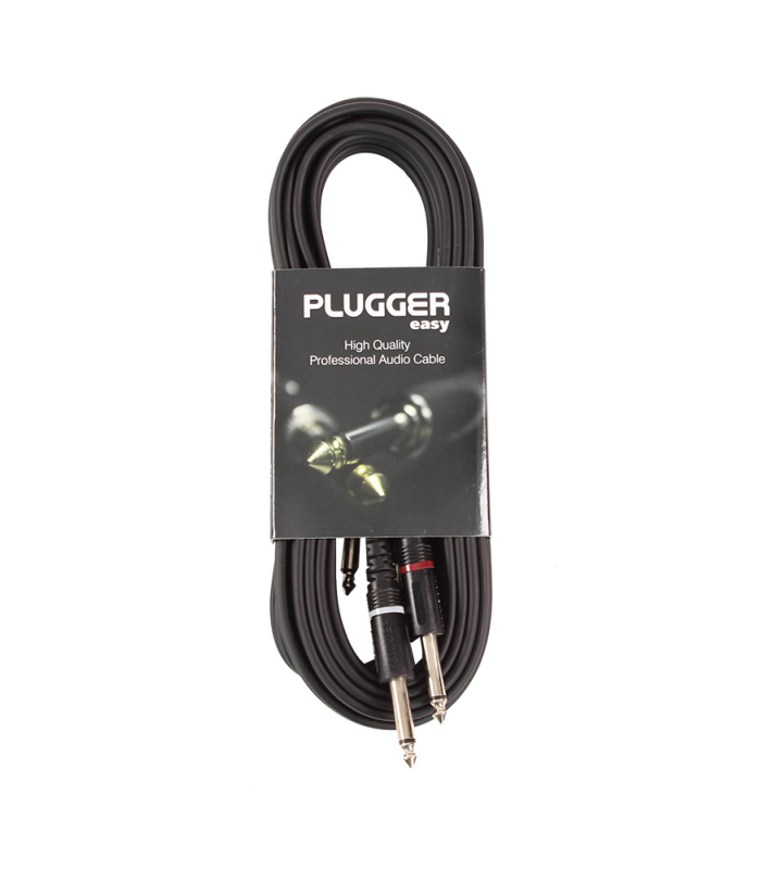 PLUGGER Câble Bretelle Jack Mâle Mono - Jack Mâle Mono 6m Easy