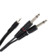 PLUGGER Câble Y Mini Jack Mâle Stéréo - Jack Mâle Mono 6m Easy