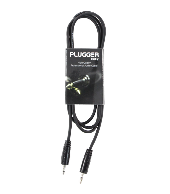 PLUGGER Câble Mini Jack Mâle Stéréo - Mini Jack Mâle Stéréo 1.50m Easy
