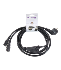 PLUGGER Câble d'alimentation 2 IEC - PC16 norme EU 3m Elite