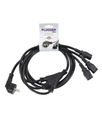 PLUGGER Câble d'alimentation 3 IEC Femelles - PC16 2m40 Elite