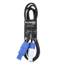 PLUGGER Câble d'alimentation Powercon Mâle - Mâle 1.8m Easy