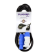 PLUGGER Câble d'alimentation Powercon Mâle - Male 1.8m Elite