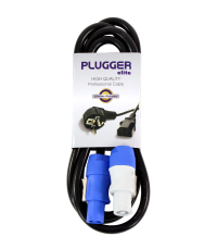 PLUGGER Câble d'alimentation Powercon Mâle - Male 1.8m Elite