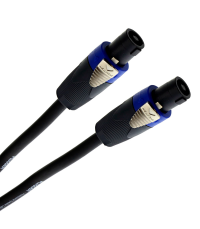 PLUGGER Câble HP 2 x 2.5mm² Speakon Mâle - Speakon Mâle 10m Elite