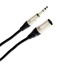 PLUGGER Câble XLR Mâle 3b - Jack Mâle Stéréo 15m Elite