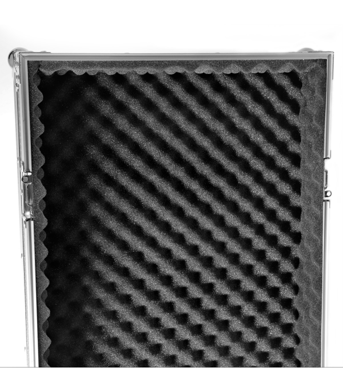 PLUGGER Flight case Rack 16U roller