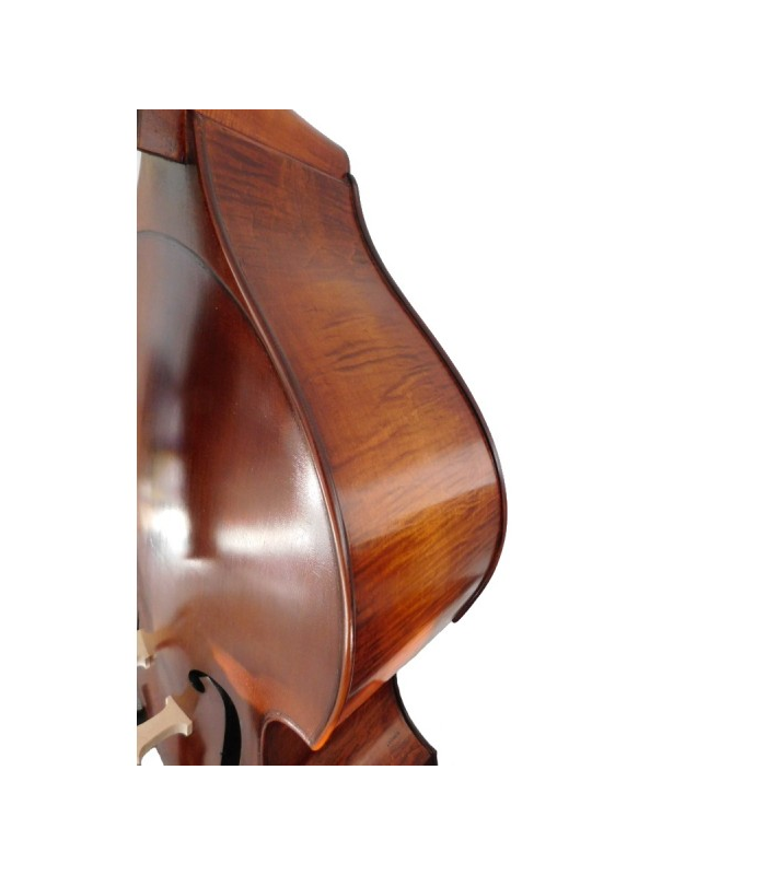 Contrebasse MDD  3/4 TABLE MASSIVE MODÈLE BERNARDEL, FOND PLAT