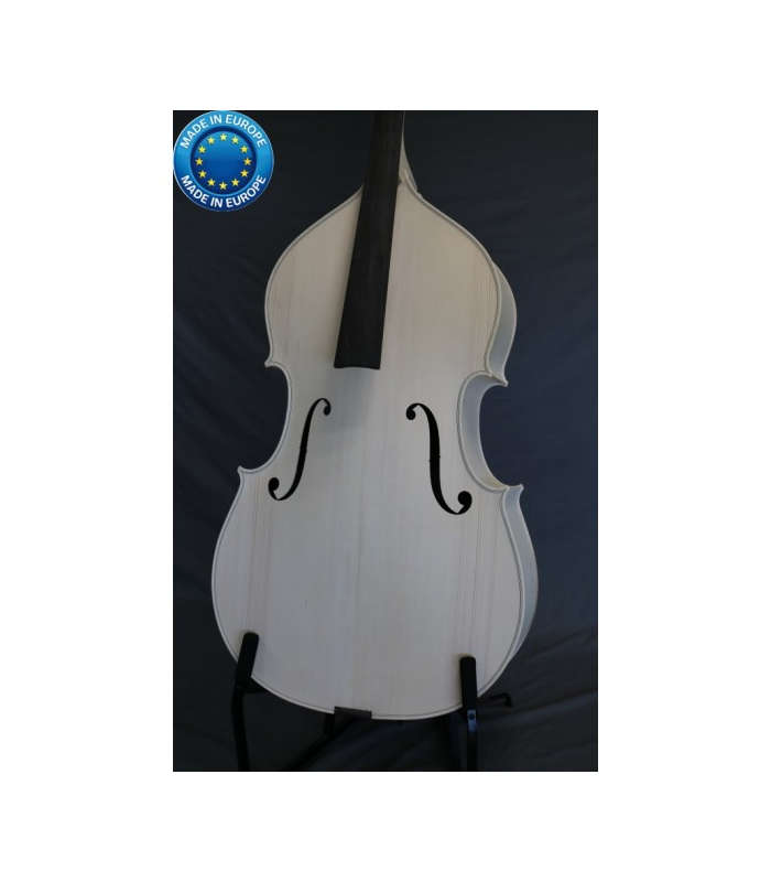 Contrebasse MDD  3/4 BLANCHE - MADE IN EUROPE - HAUTE QUALITE (RO-BA-BLANC)