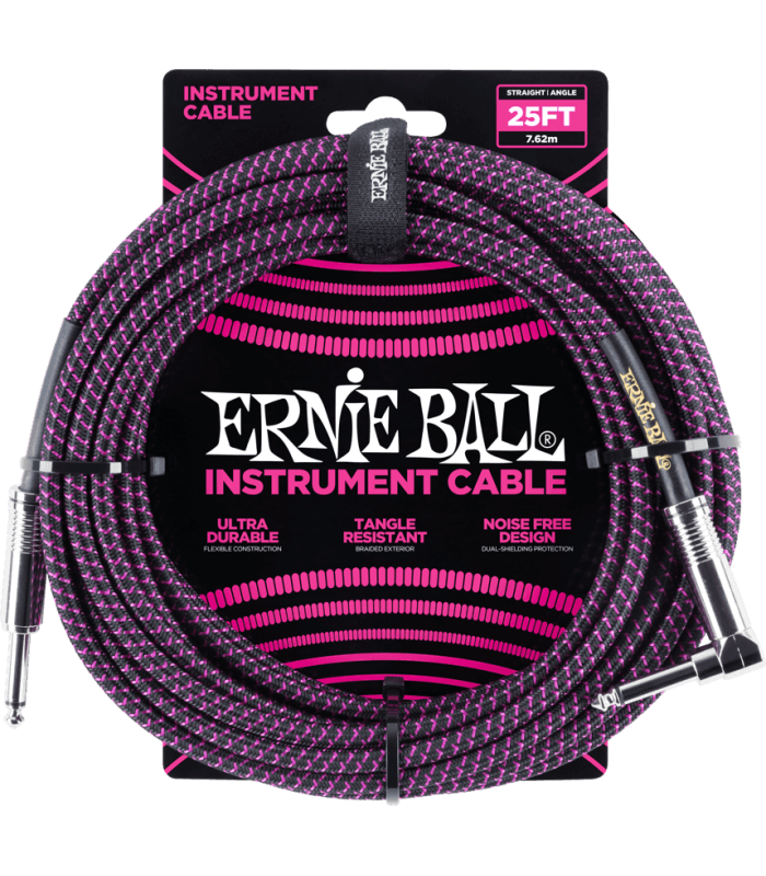Câble Instruments ERNIE BALL CÂBLE JACK/JACK COUDÉ   60681
