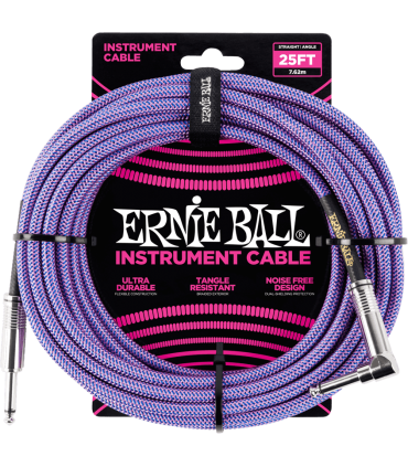 Câble Instruments ERNIE BALL CÂBLE JACK/JACK COUDÉ  60691