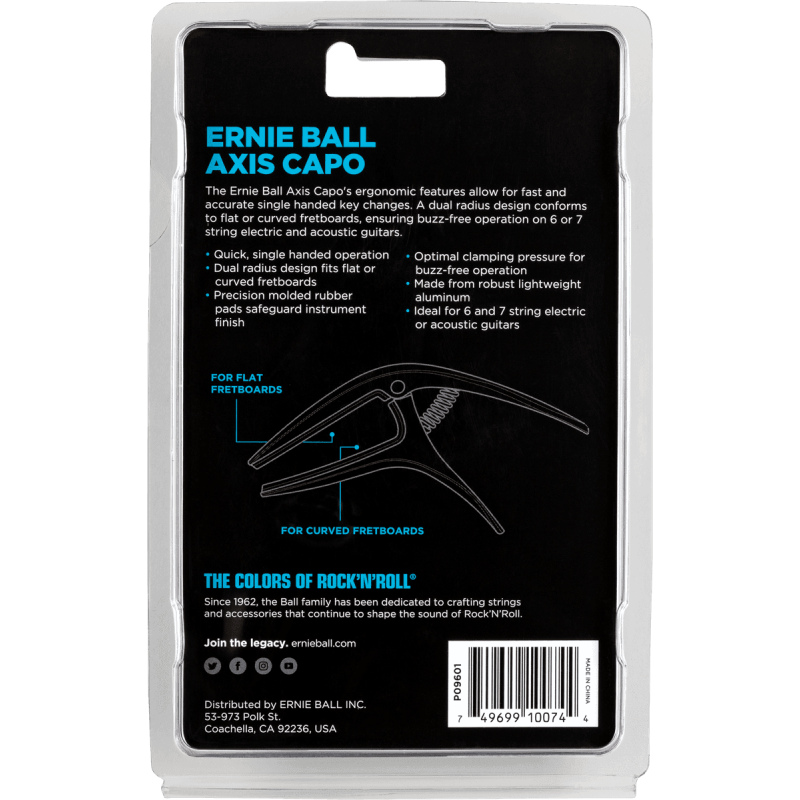 Capodastre ERNIE BALL   9601