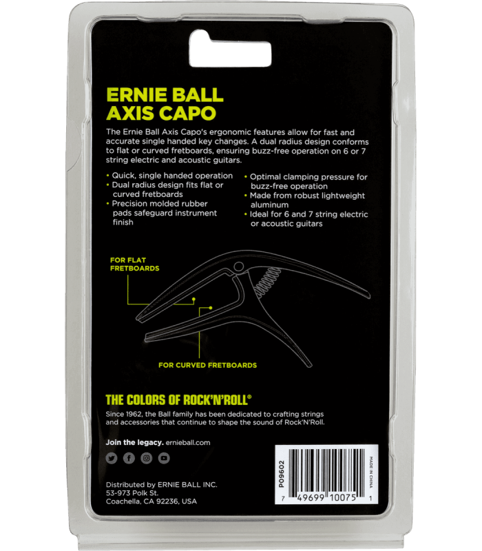Capodastre ERNIE BALL   9602