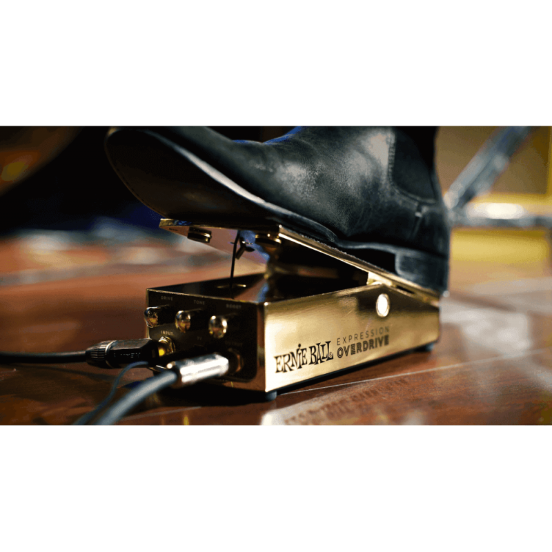 Pédale d'expression volume pour guitare Ernie Ball Expression Overdrive Boost Tone