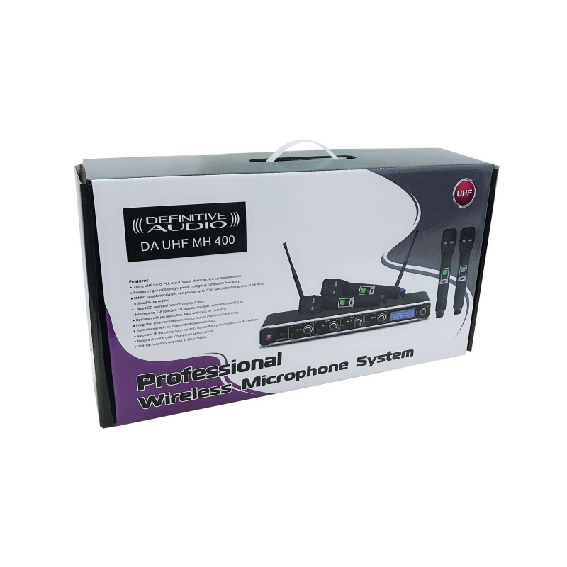MICRO QUDRUPLE UHFDA UHF MH 400 Fasila Music