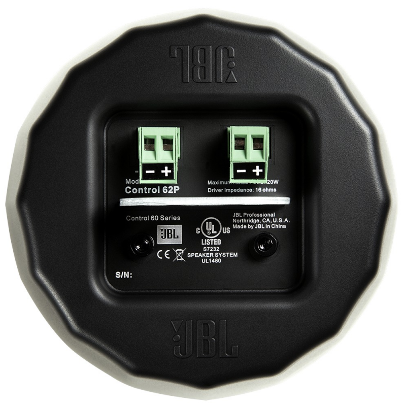 Enceinte d'installation 100V JBL C62P