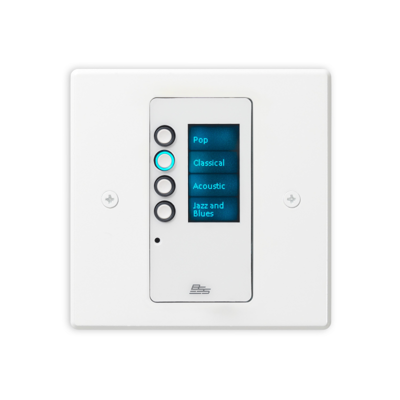 Contrôleur mural Ethernet BSS AUDIO Contrio EC-4B Blanc