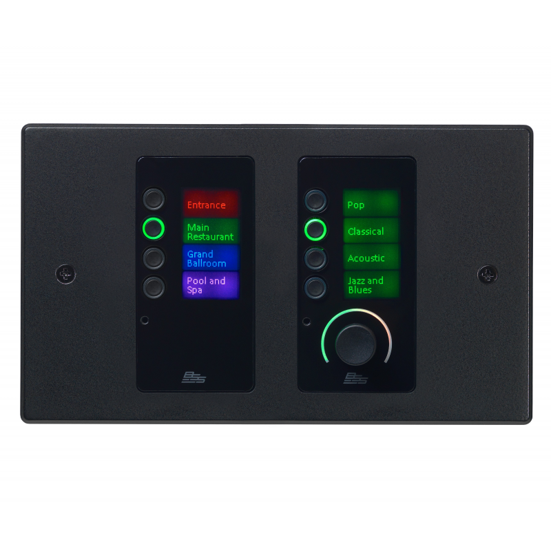 Contrôleur mural Ethernet BSS AUDIO Contrio EC-8BV noir