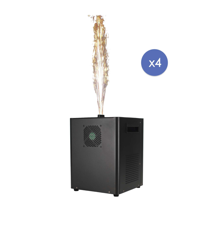 Máquina pirotécnica J.COLLYNS STRAWFIRE XL 4PACK