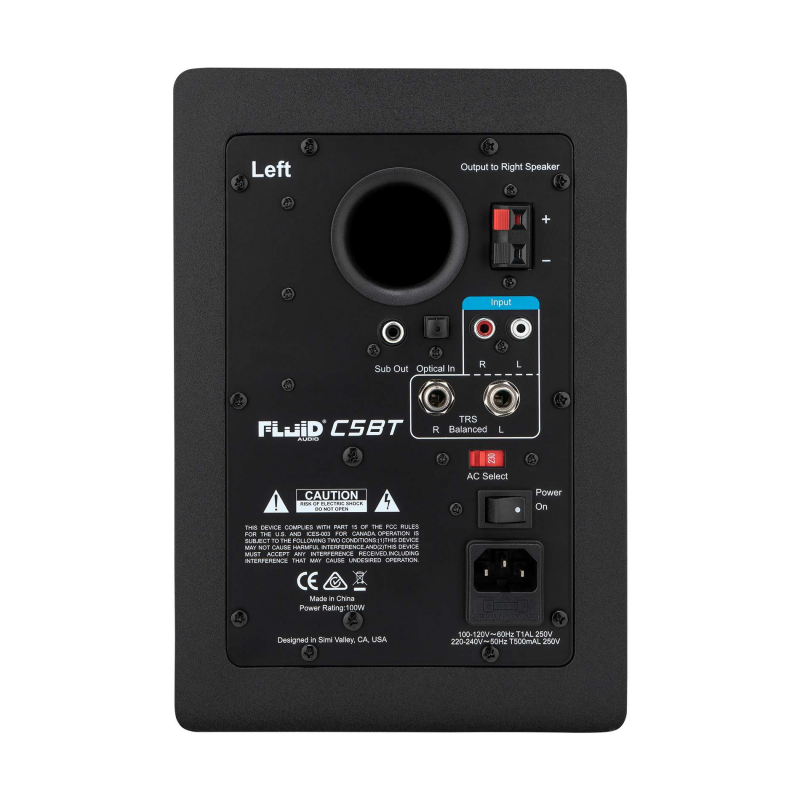 Altavoz del monitor FLUID AUDIO C5 BT